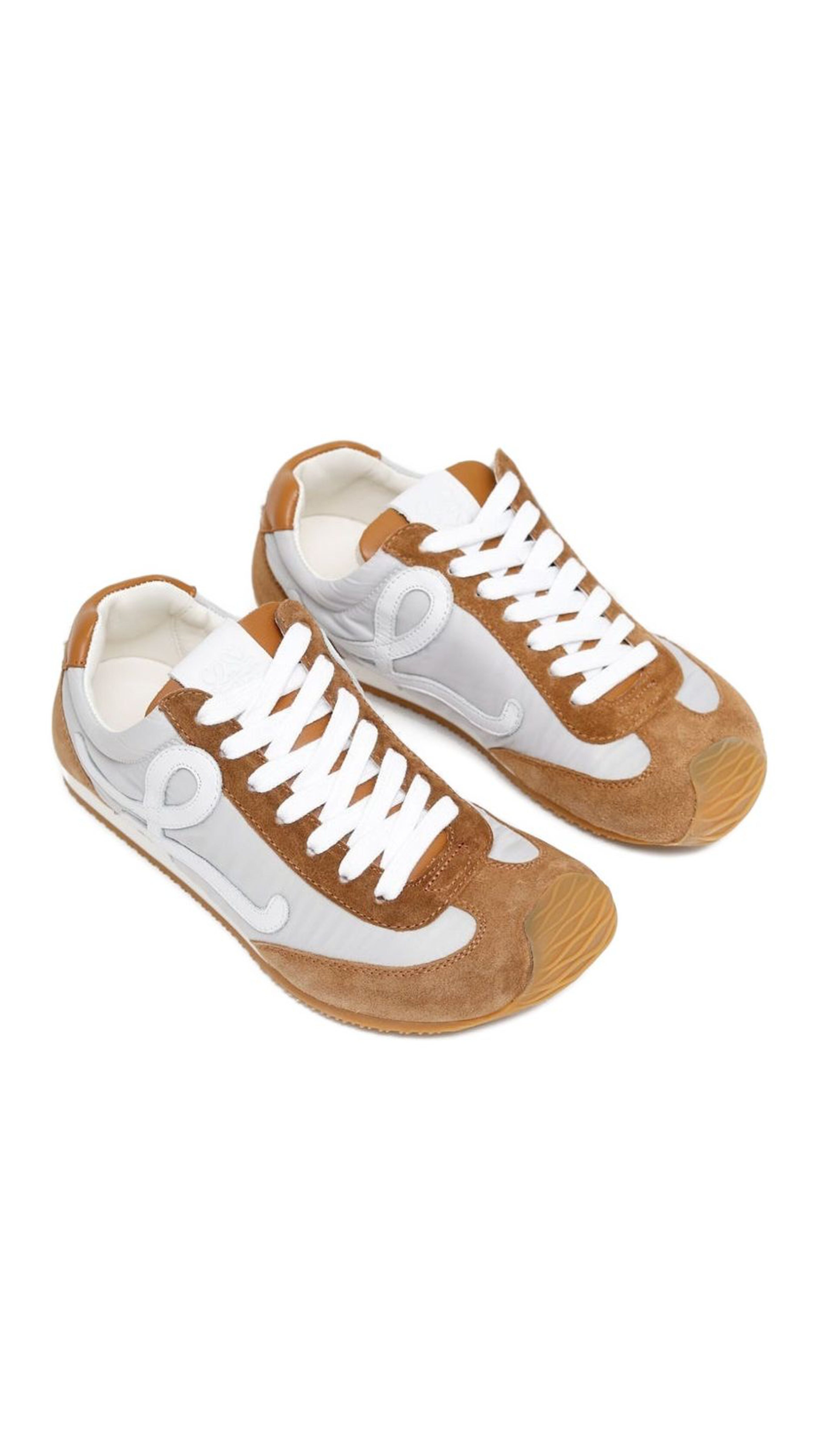Ballet Runner 2.0 in Nylon and Calfskin -