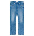 Couture Seam straight fit shadow washed jeans