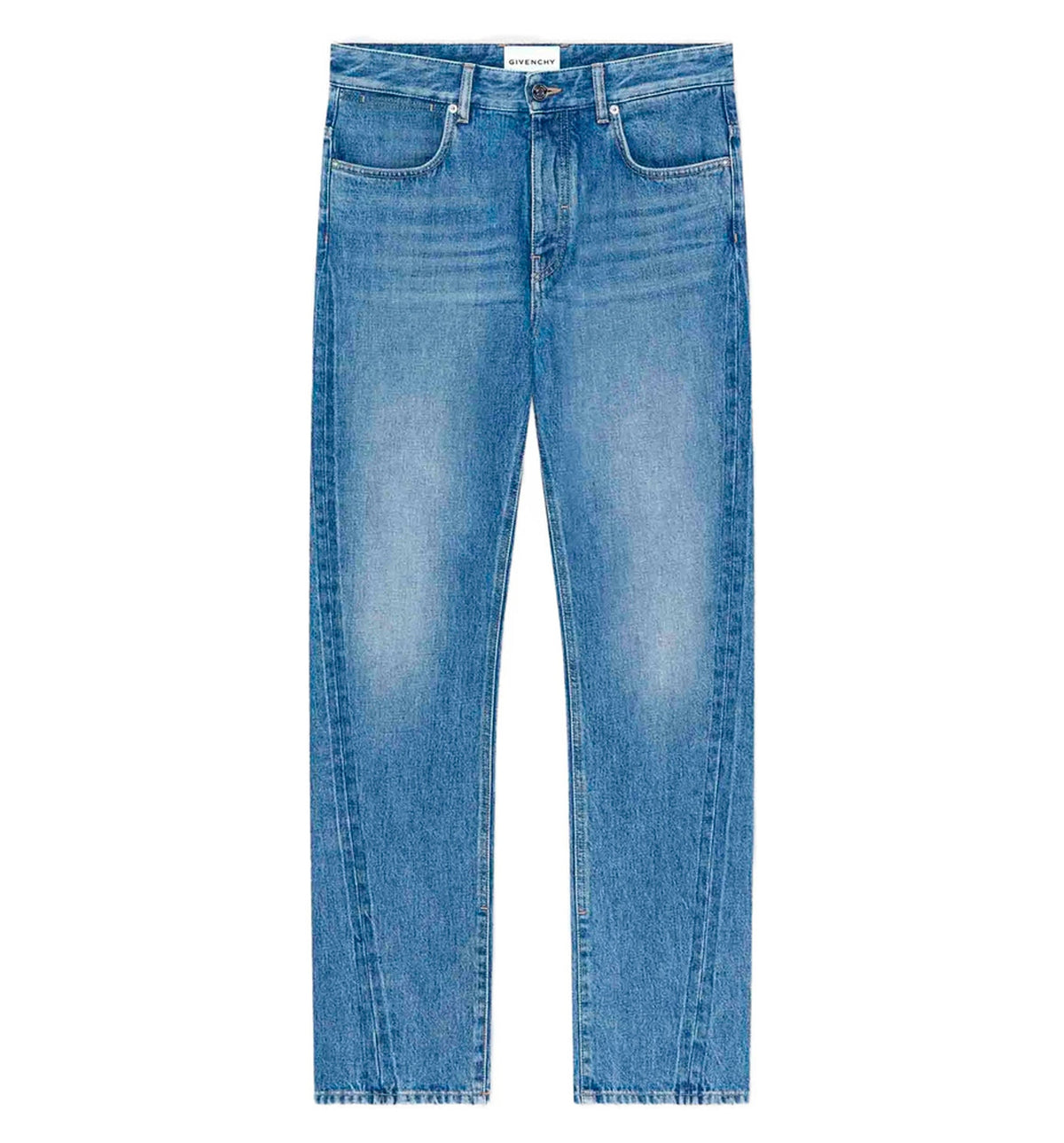 Couture Seam straight fit shadow washed jeans