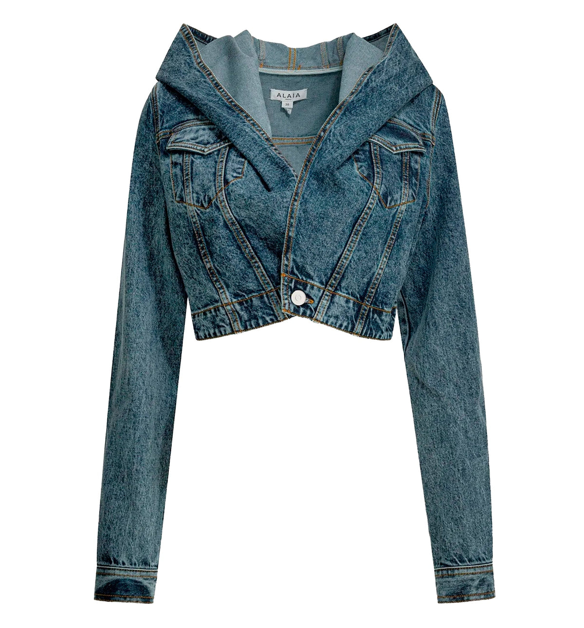 Hooded Denim Jacket