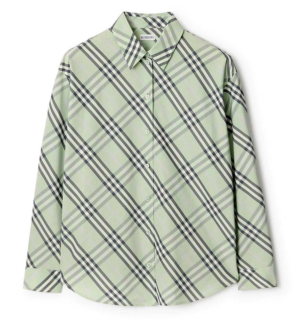 Relaxed Fit Check Cotton Shirt