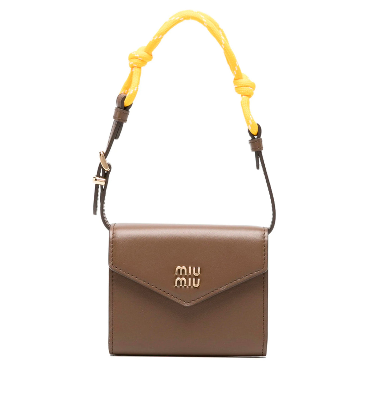 Leather shoulder wallet