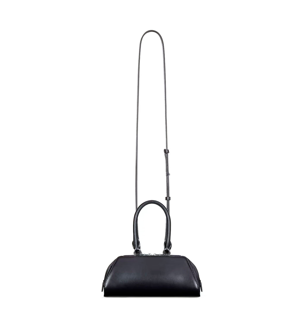 Mini Antigona East-West bag in Box leather