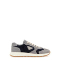 Two-tone suede and Re-Nylon Prax sneakers