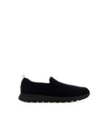 Black jersey slip ons