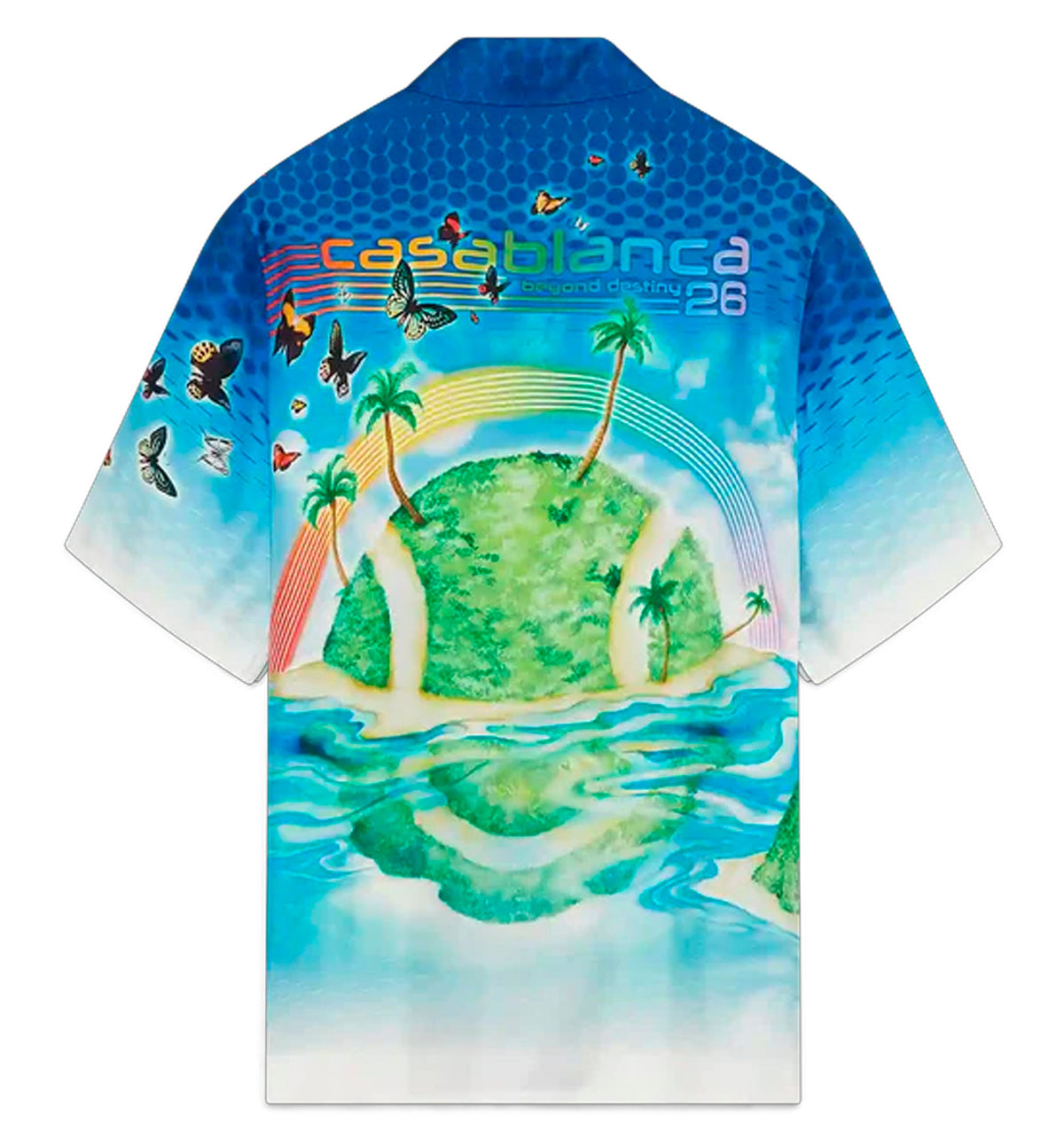Beyond Destiny Short Sleeve Silk Shirt