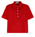 Technical jersey polo shirt