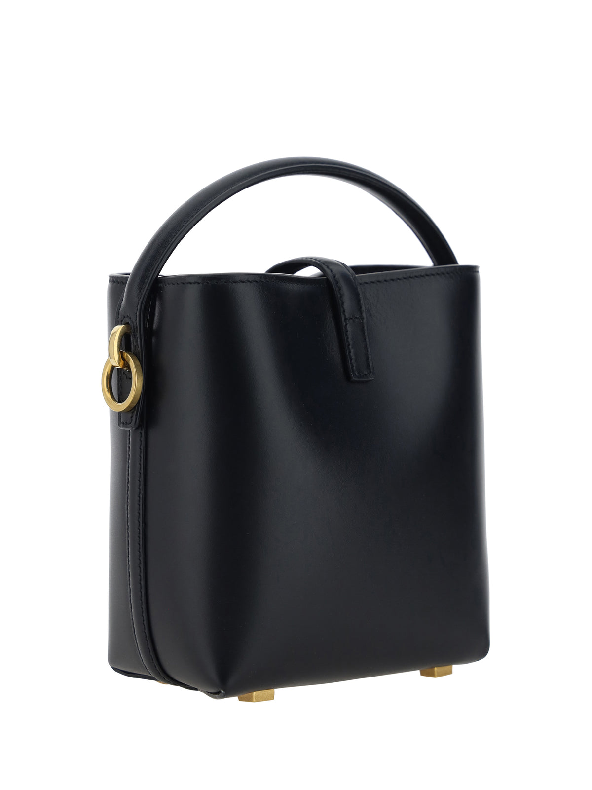 Le 37 Mini Bucket Bag In Shiny Leather