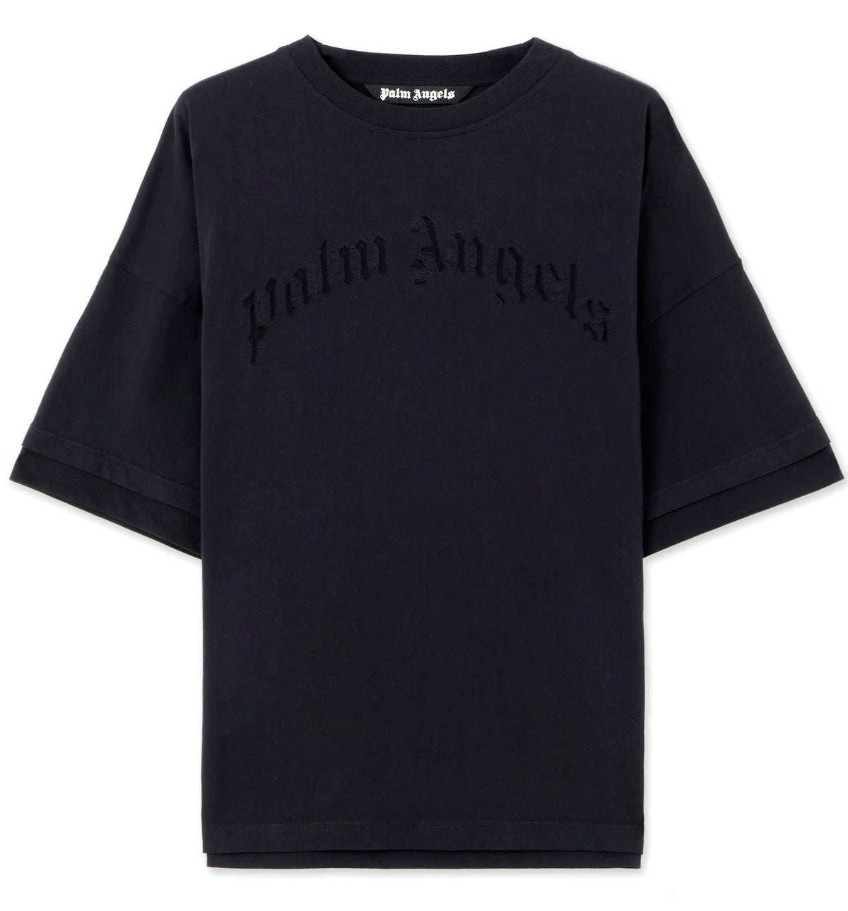 Curved Logo Loose Double T-Shirt