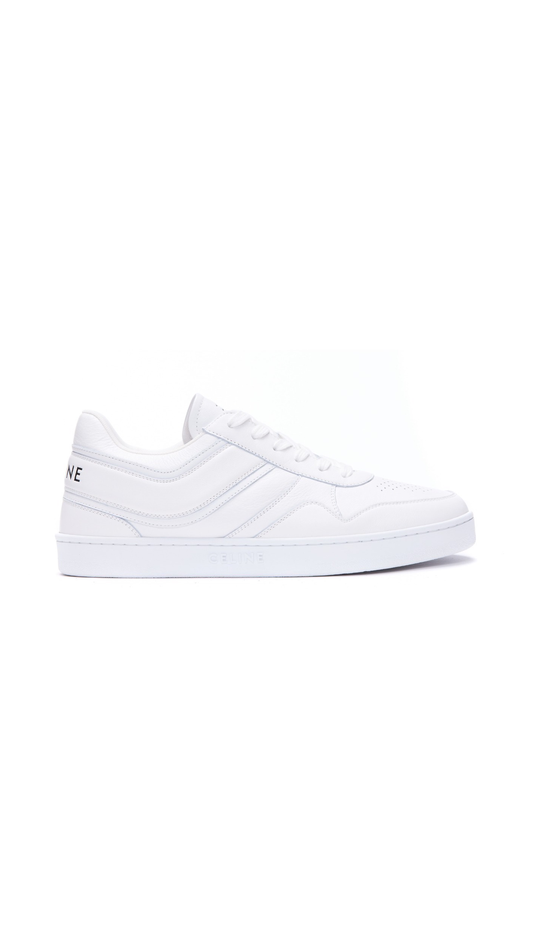 Celine Trainer Low Lace-up Sneaker - Optic White