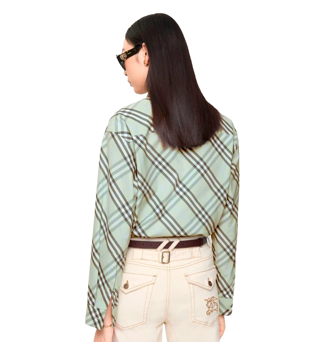 Relaxed Fit Check Cotton Shirt
