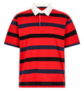 Short-sleeved cotton polo shirt