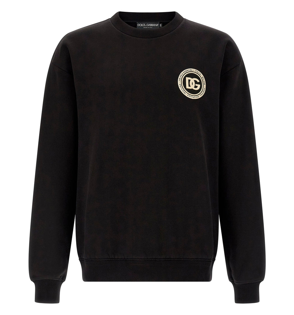 'DG' patch sweatshirt