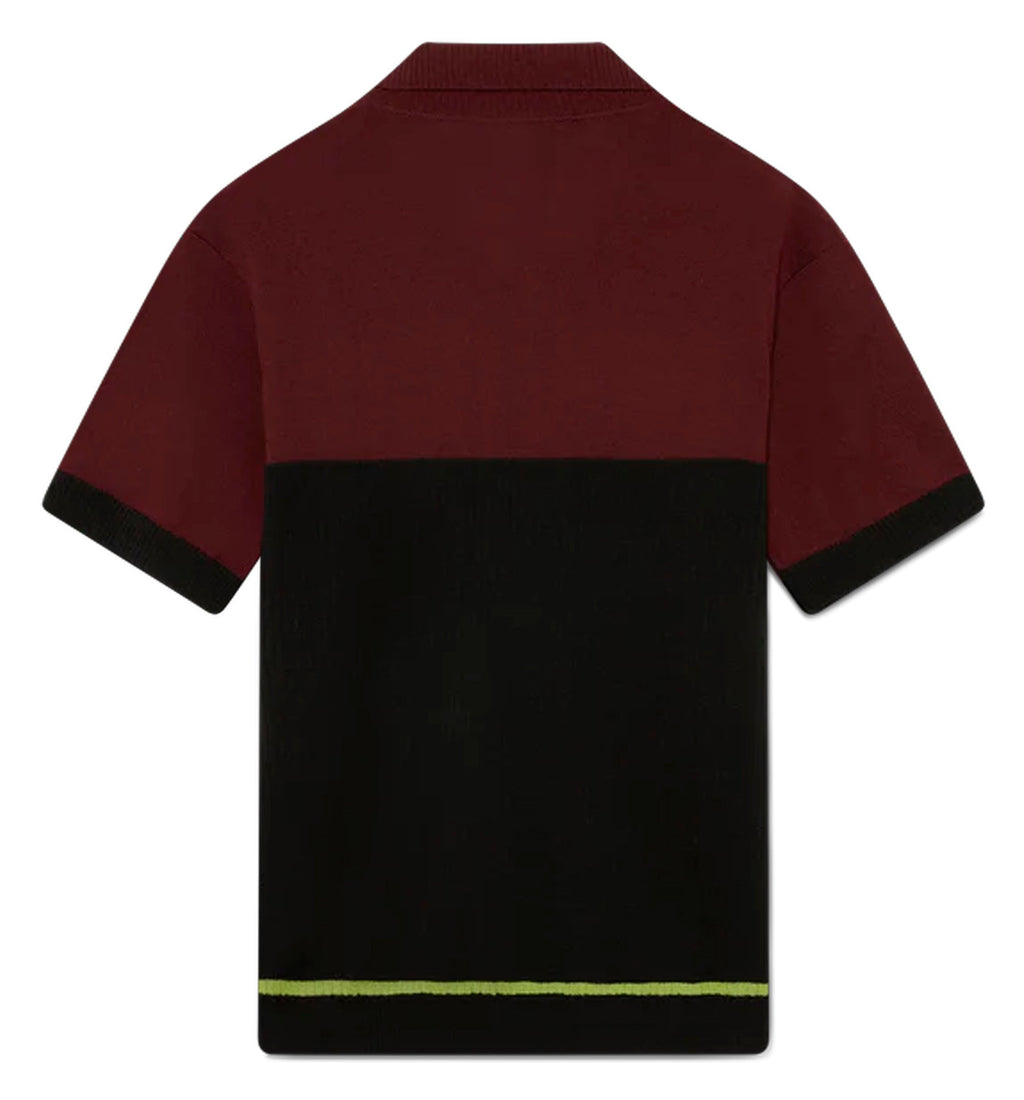 Stripe Merino Knit Polo