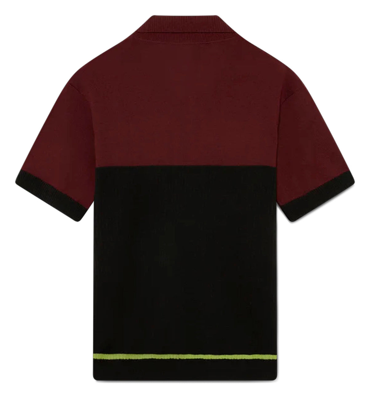 Stripe Merino Knit Polo