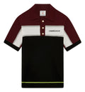 Stripe Merino Knit Polo