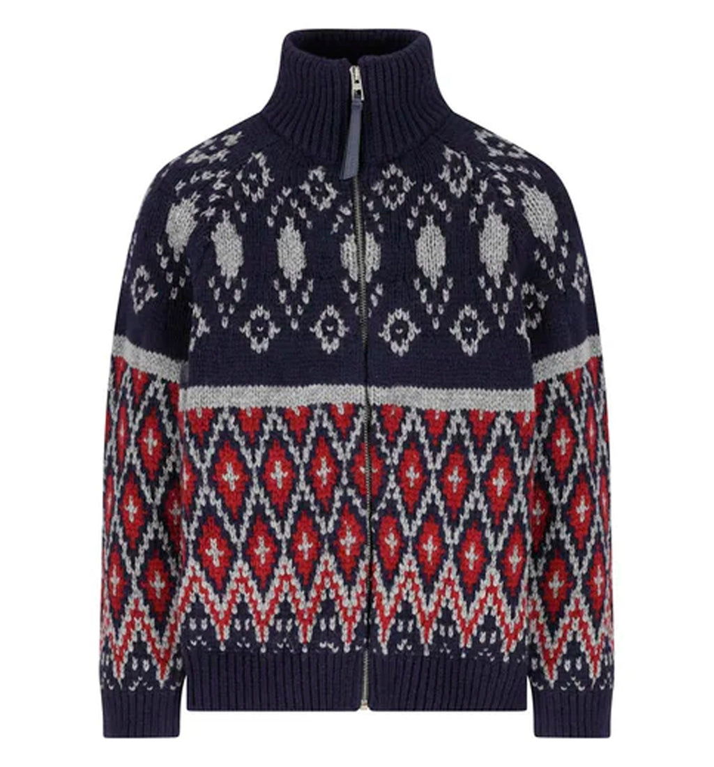 Wool Cardigan With Zip