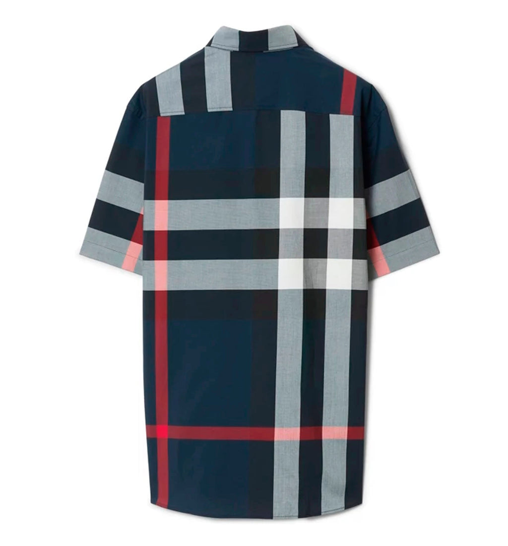 Slim Fit Check Cotton Shirt