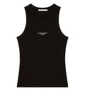 Slim fit tank top in cotton with Givenchy Paris print