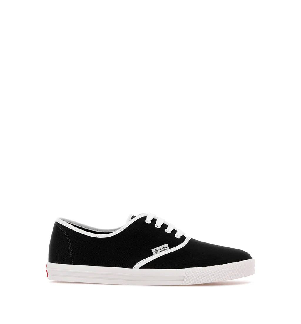Black canvas sneakers