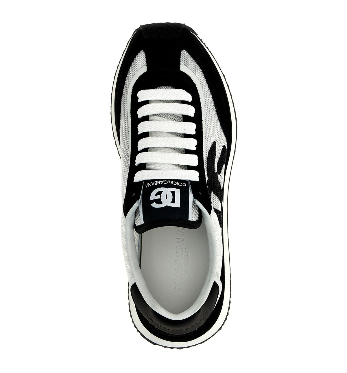 Mixed-material DG CUSHION sneakers