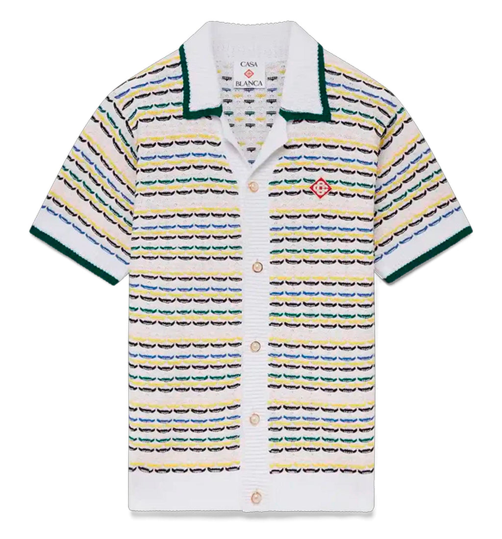 Tuck Stitch Short Sleeve Shirt
