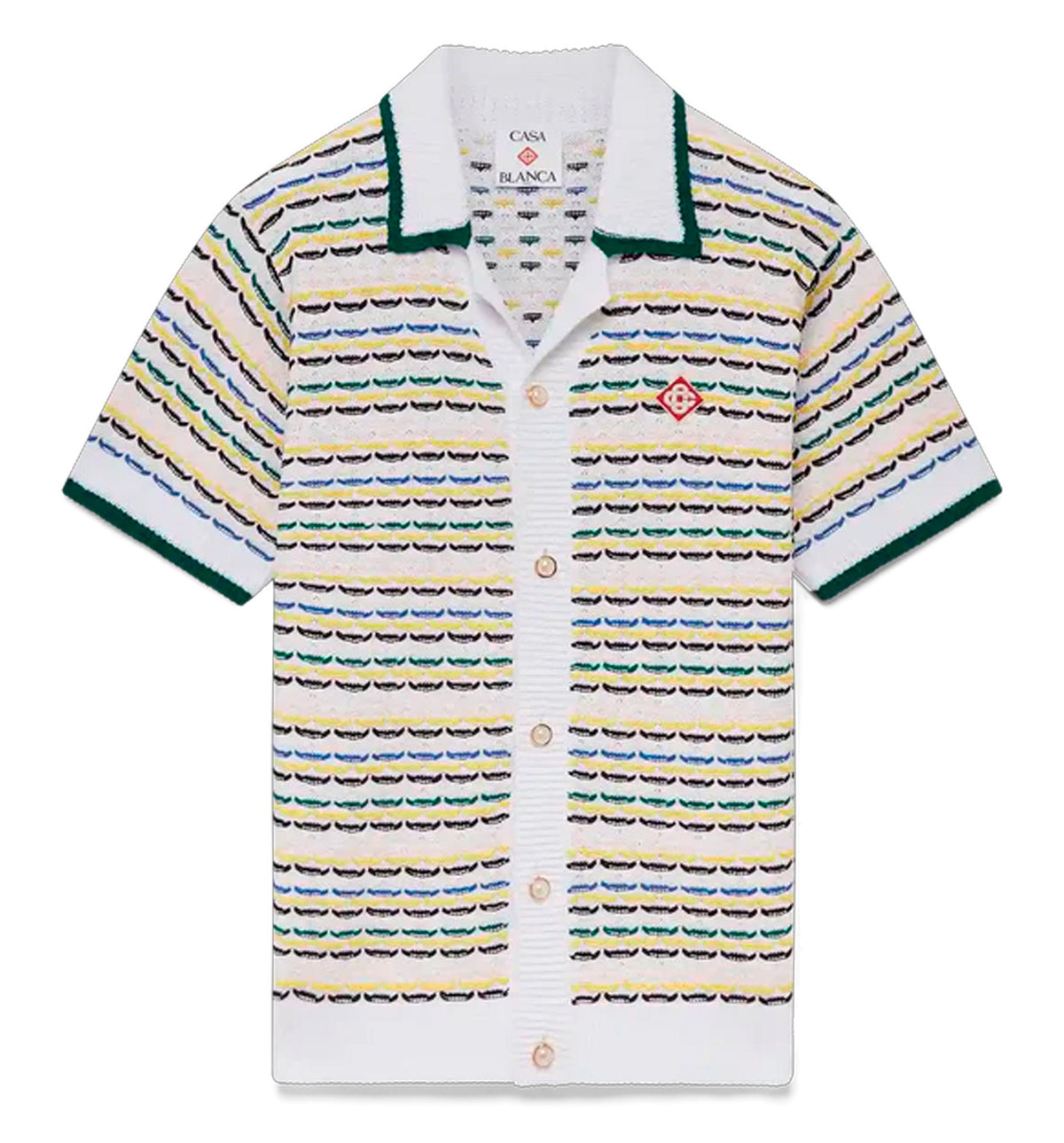 Tuck Stitch Short Sleeve Shirt