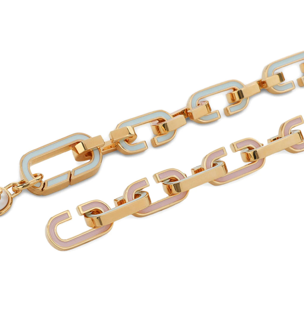 Enamelled Link Chain Necklace