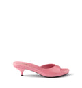 Patent Leather Kitten Heel Sandals