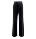 Black denim trousers