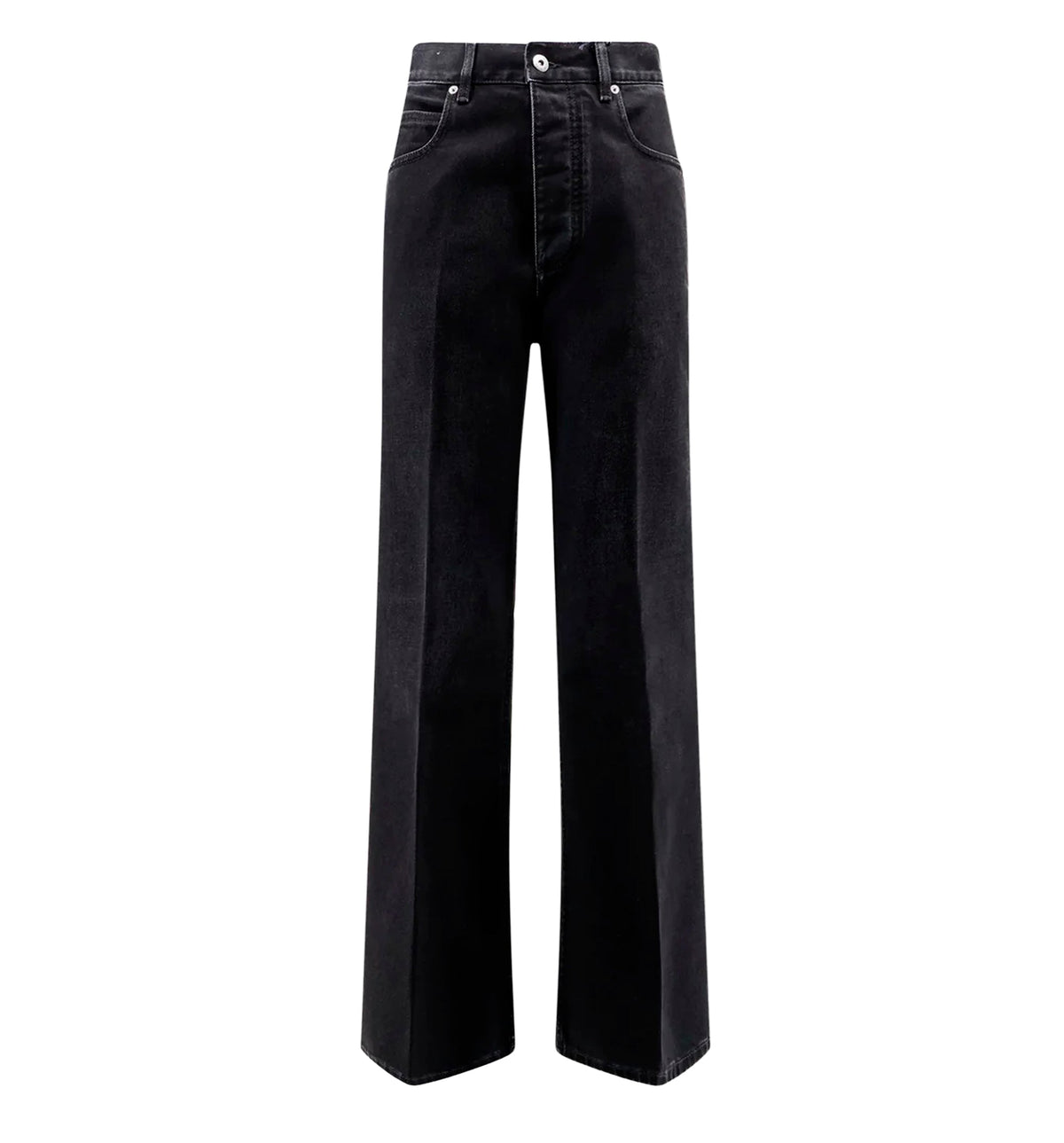 Black denim trousers