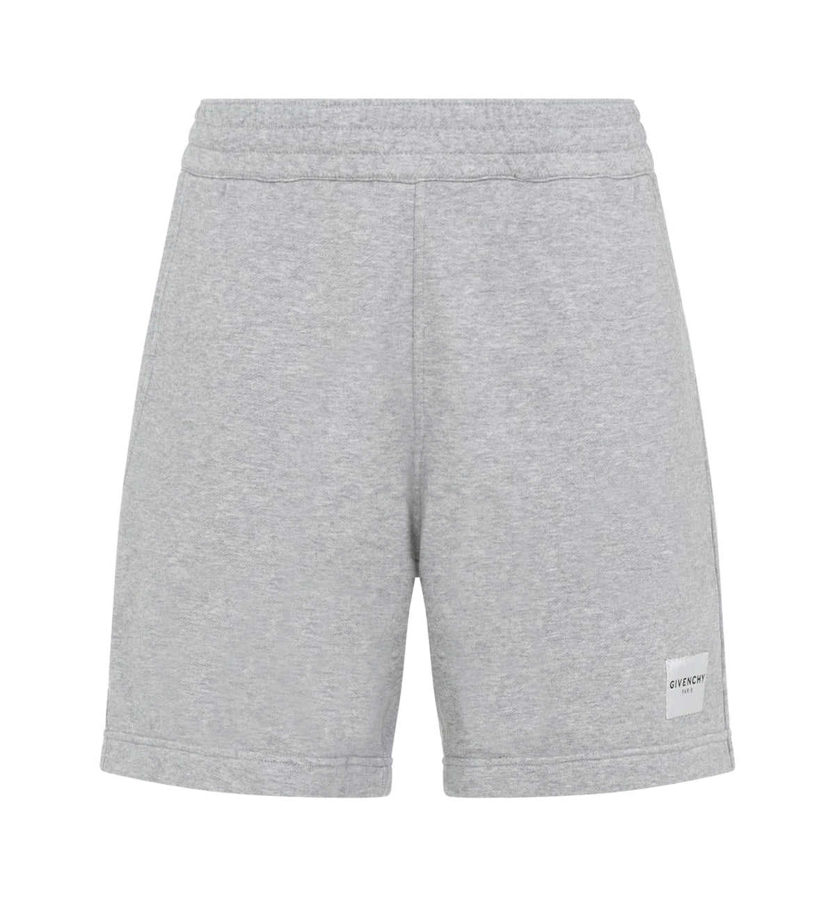 Logo Patch Elastic Waist Shorts
