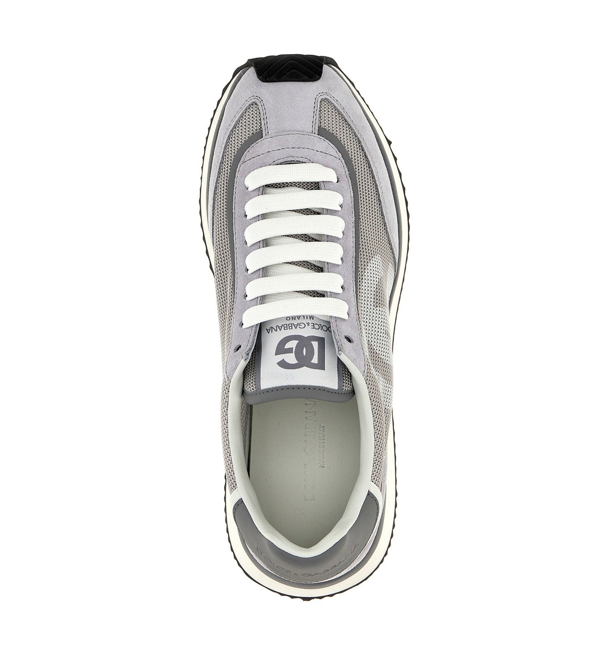 Mixed-material DG CUSHION sneakers