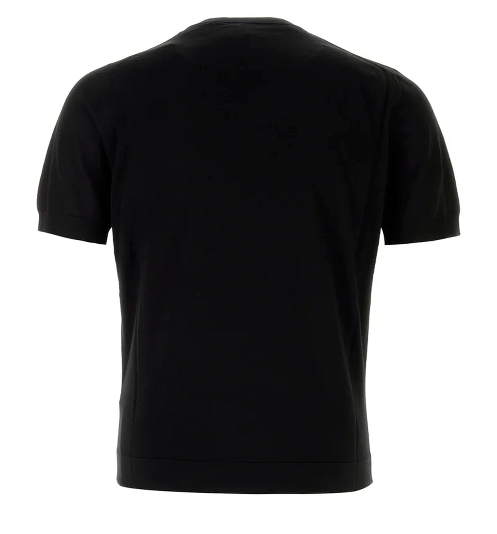 Black cotton sweater