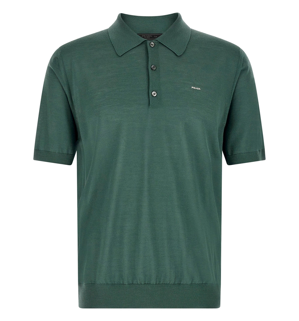 Superfine wool polo shirt