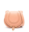 Small Marcie saddle bag in grained leather