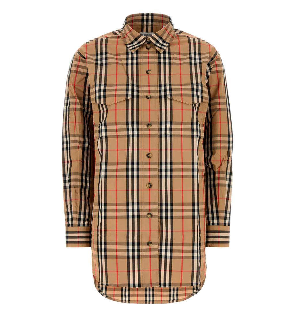 Cotton shirt with Check print