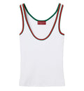 Cotton tank top with Web