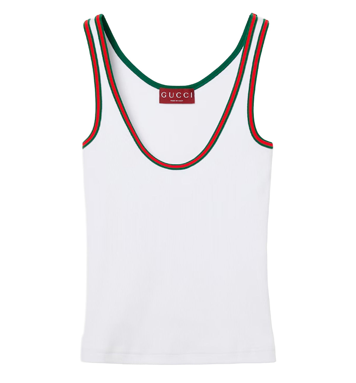 Cotton tank top with Web