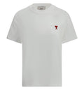 White cotton t-shirt with Ami de Coeur