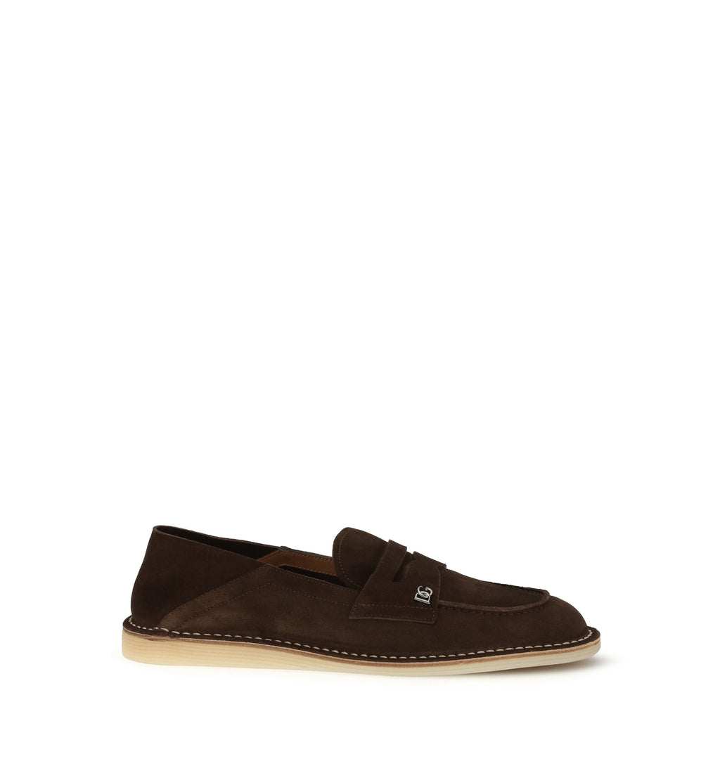 Reversed Calfskin Slipper