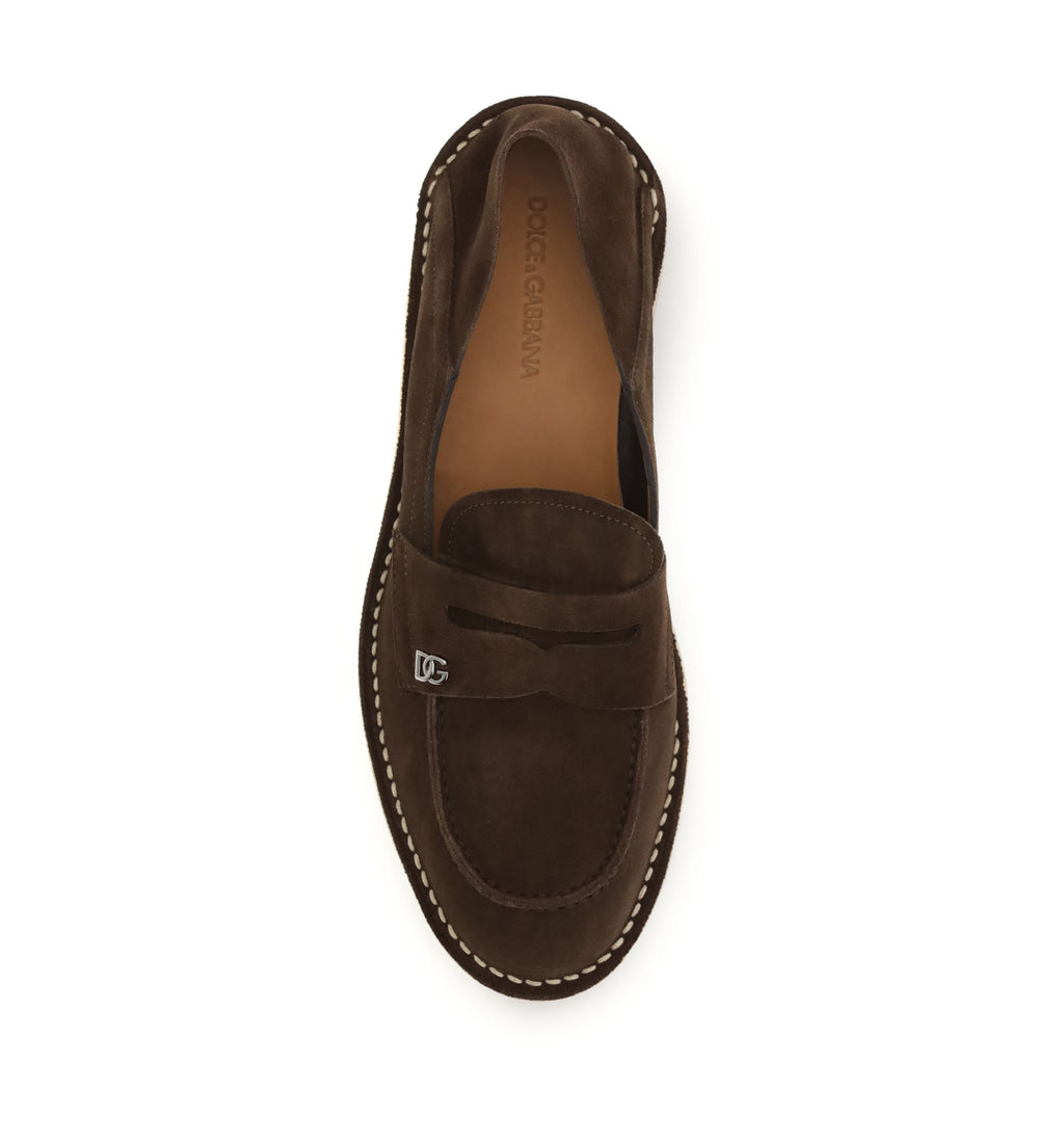 Reversed Calfskin Slipper