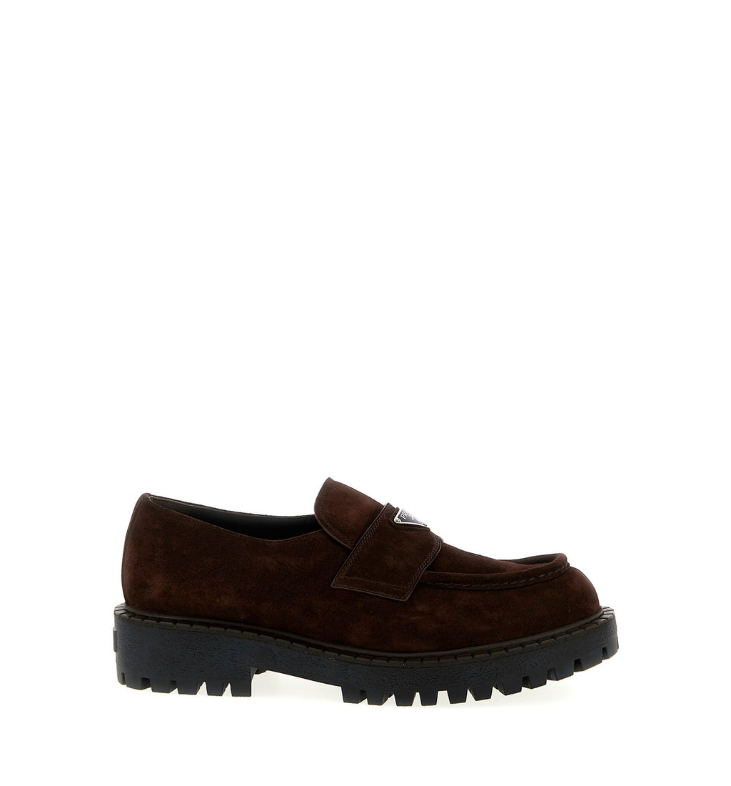 Suede loafers
