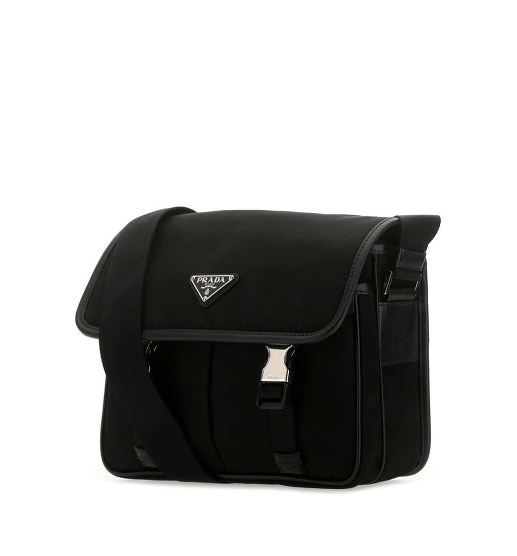 Black Re-Nylon Crossbody Bag