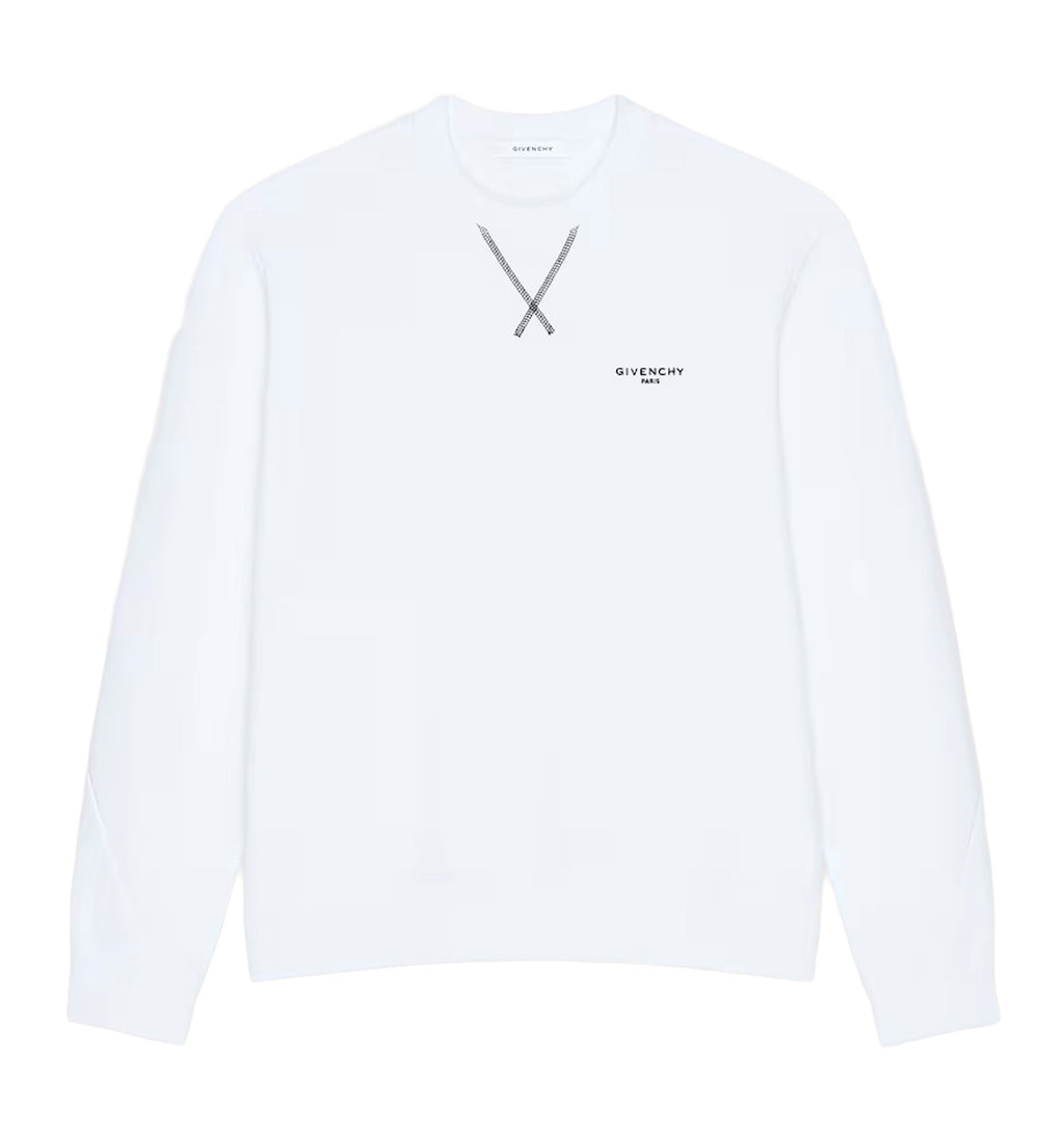 Couture Seam sweatshirt in fleece with GIVENCHY Paris