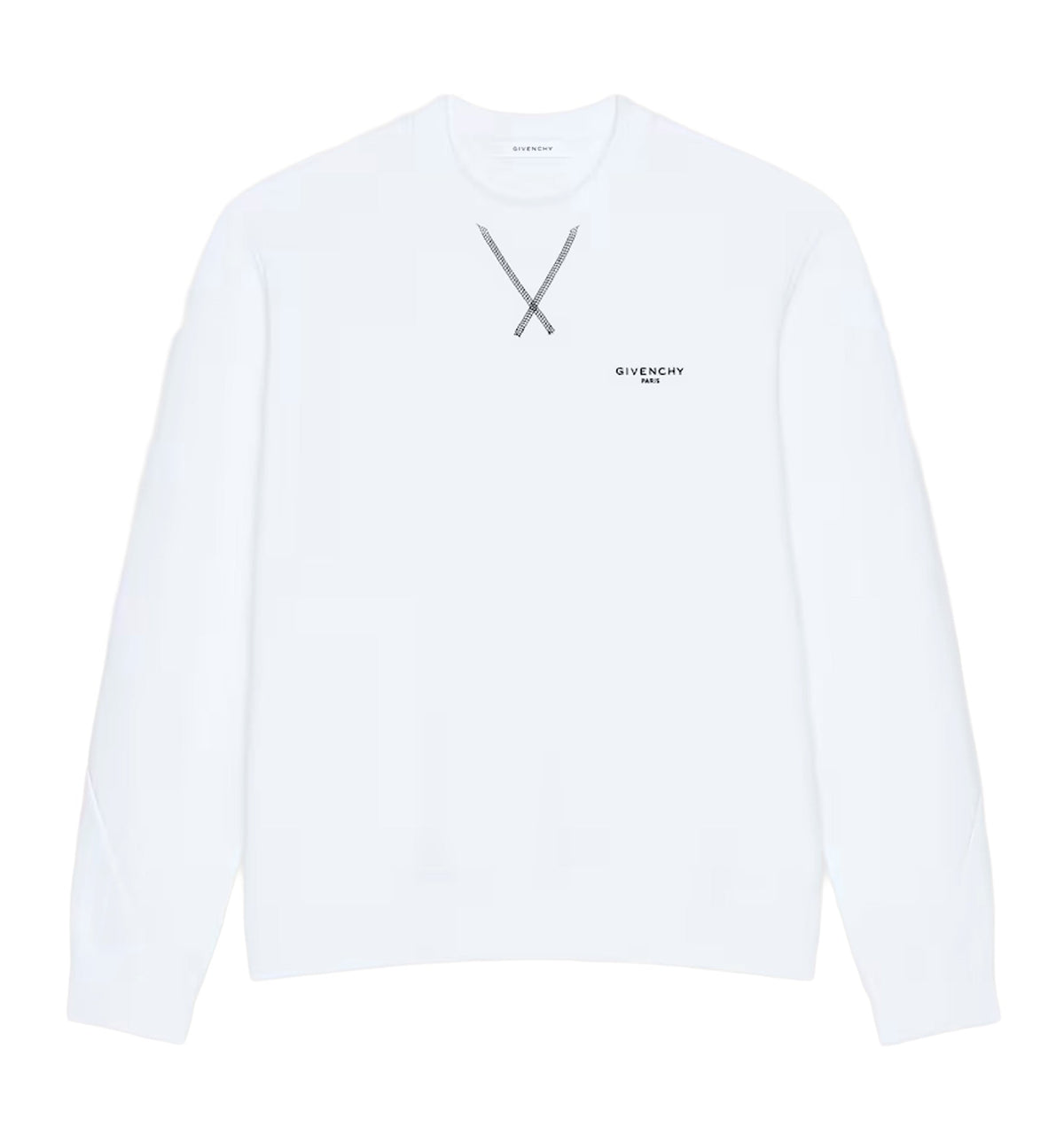 Couture Seam sweatshirt in fleece with GIVENCHY Paris