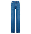 Medium Indigo Straight Jeans