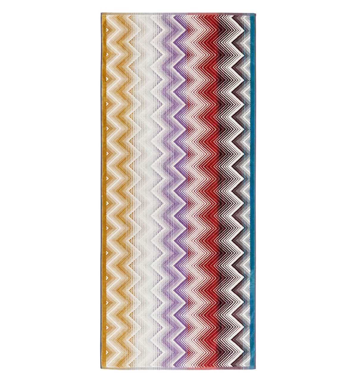 Marea Bath Mat 100% cotton with chevron pattern 70x160 cm