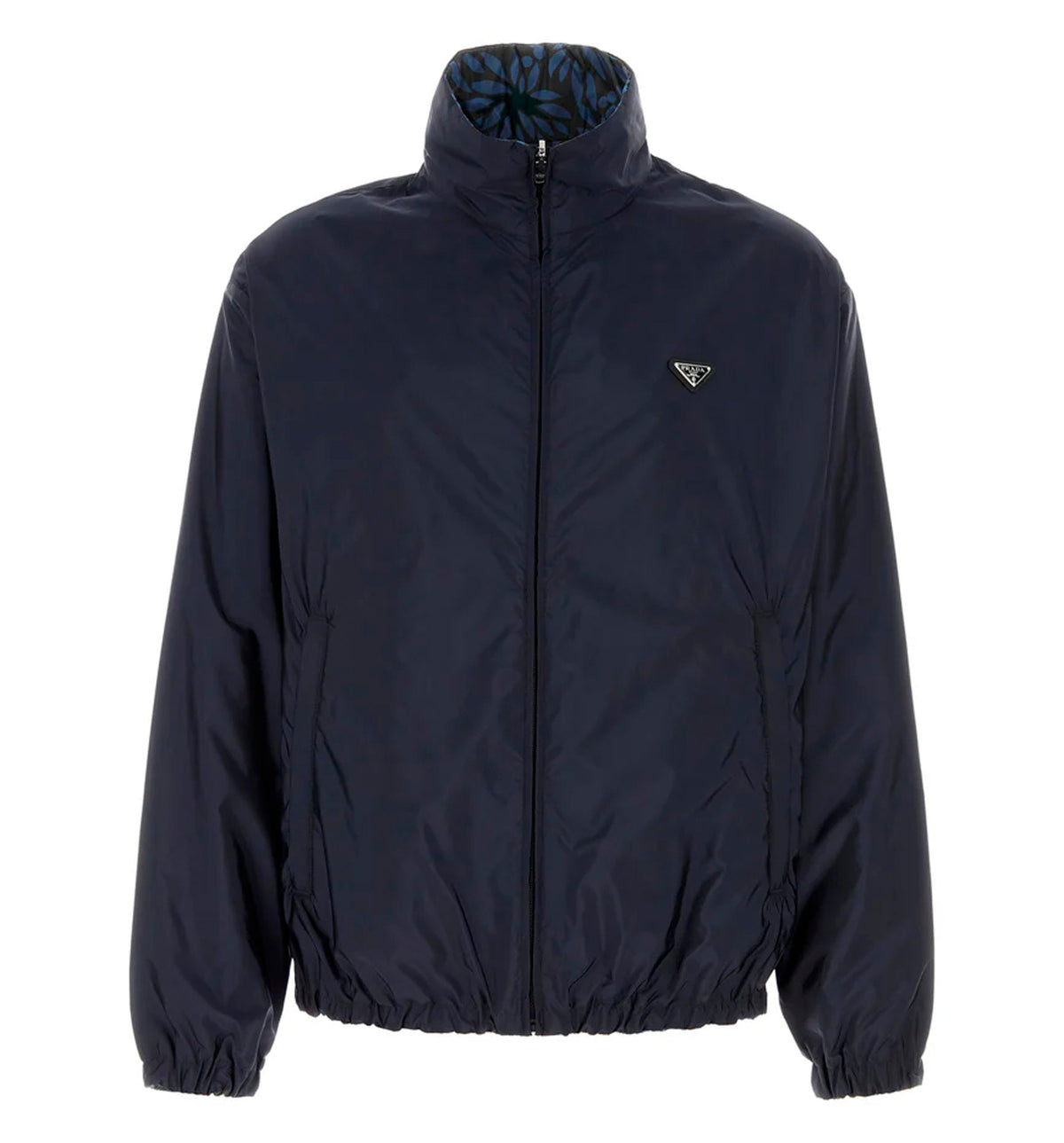 Navy blue Re-Nylon reversible jacket