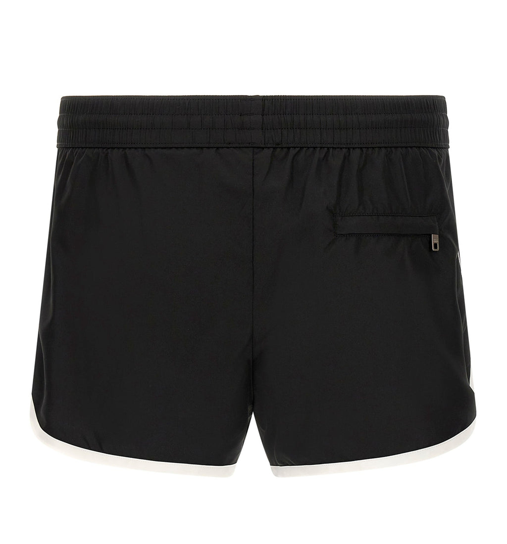Short swim trunks with tag